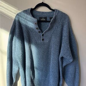 RedHead Men's Heather Blue Crewneck Sweater